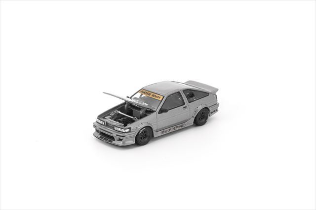 ☆予約品☆ POP RACE x Enigma 1/64 RWB AE86 マットグレー