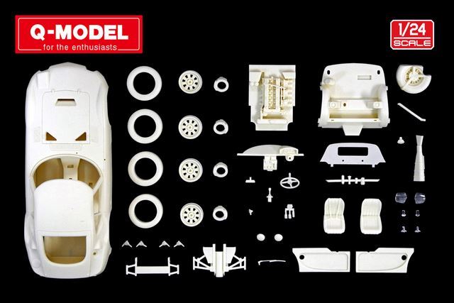 モデラーズ マルチマテリアル レジンモデルキット 1/24 トヨタ 2000GT 