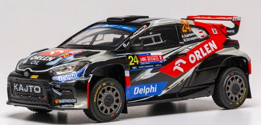 RallyUK リクエスト2点販売 ☆予約品☆ イクソ 1/43 トヨタ GR ヤリス Rally2 2025 ラリーチリ #24