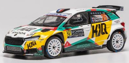 ☆予約品☆ イクソ 1/43 シュコダ ファビア Rally2 (2023) 2026 ラリー