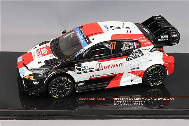 イクソ 1/43 トヨタ GR ヤリス ラリー1 2023 ラリージャパン 2位 #17 S 
