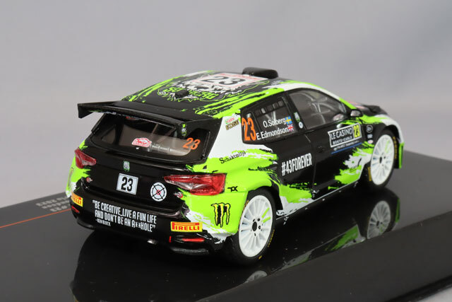 イクソ 1/43 シュコダ ファビア Rally2 2023 モンテカルロラリー