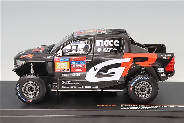 イクソ 1/43 トヨタ GR DKR ハイラックス Evo T1U 2024 ダカールラリー