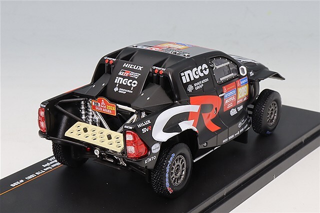イクソ 1/43 トヨタ GR DKR ハイラックス Evo T1U 2024 ダカールラリー