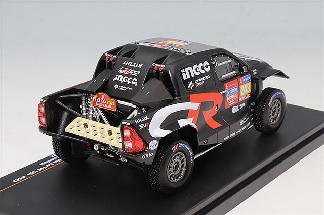 イクソ 1/43 トヨタ GR DKR ハイラックス Evo T1U 2024 ダカールラリー