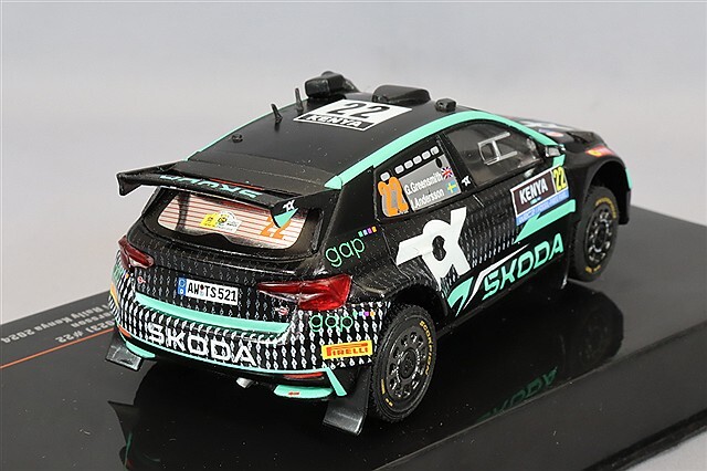 イクソ 1/43 シュコダ ファビア ラリー2 2024 サファリ ラリー ケニア