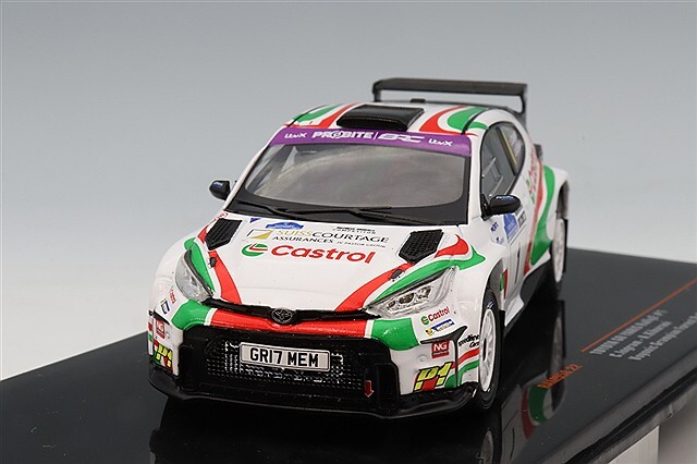 イクソ 1/43 トヨタ GR ヤリス ラリー2 カストロール 2024 VOYONIC