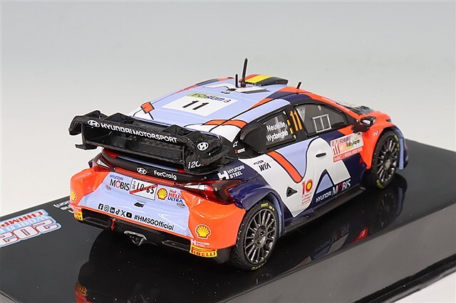 ヒョンデ　ラリージャパン優勝記念　i20 WRC イクソ　ixo イクソ 1/43 ヒョンデ i20 N ラリー1 Hybrid No.11 2022 WRC