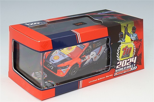 1/43 ヒョンデ i20 N Rally1 ラリージャパン優勝記念 ixo/イクソ ヒョンデ i20 N Rally1 2023年モンテカルロラリー #6