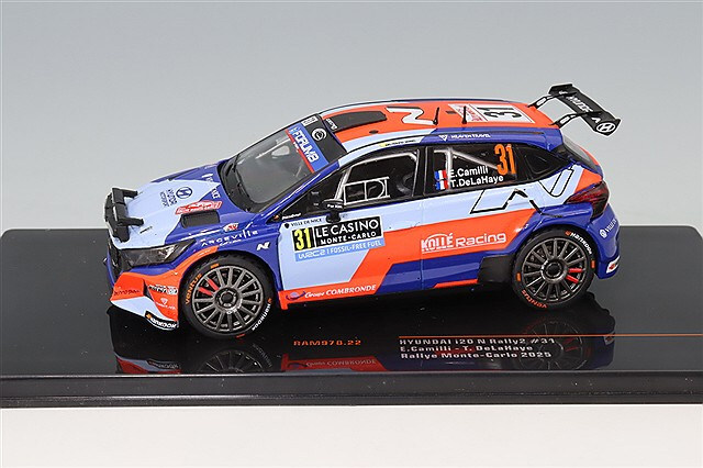 イクソ 1/43 ヒョンデ i20 N ラリー2 2025 ラリーモンテカルロ #31 E