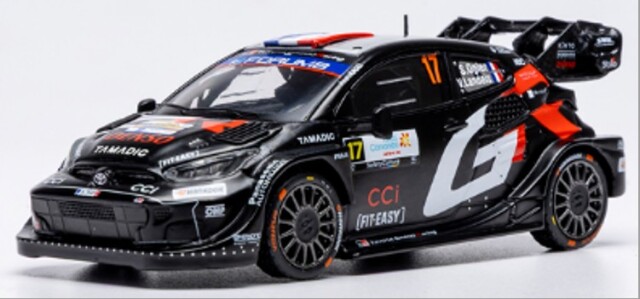 リース連ドラ ☆予約品☆ イクソ 1/43 トヨタ GR ヤリス ラリー1 2025年 ラリー
