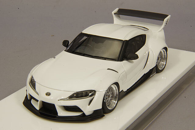 [宅送] アイドロン 1/43 パンデム GR スープラ Ver.1 2019 ホワイト 自動車