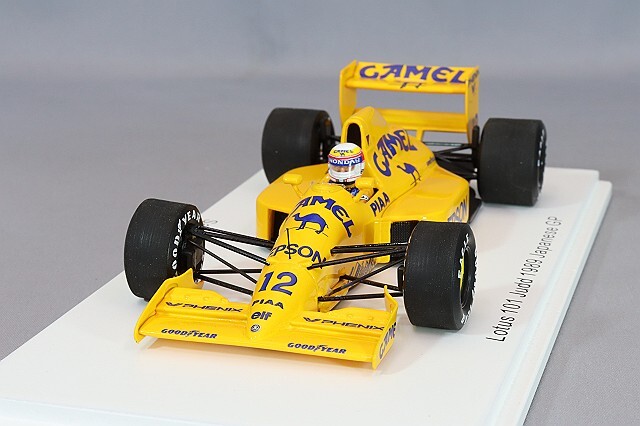 ☆＊ 【モデルガレージ ロム 特注】 スパーク 1/43 ロータス 101 ジャッド 1989 F1 日本GP #12 中嶋悟 ラストラン