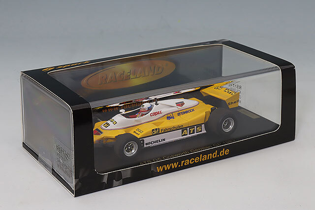 レースランド特注】 スパーク 1/43 ATS D5 コスワース ドイツGP 1982