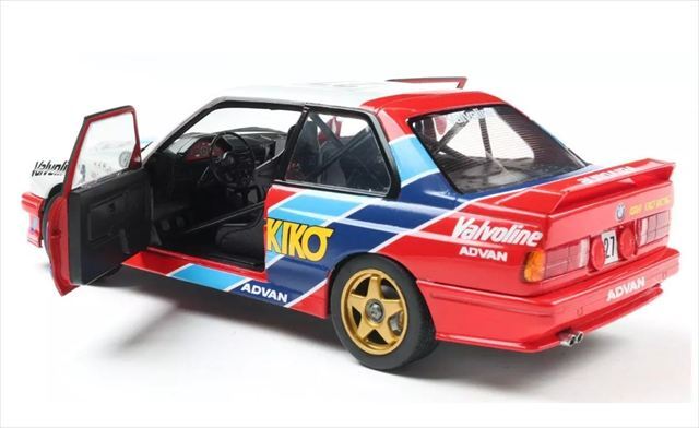 ソリド 1/18 BMW M3 1986 JTCC #27 川本篤/A.レイド