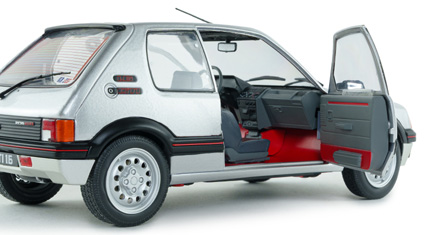 ☆予約品☆ ソリド 1/18 プジョー 205 GTI 1.6L Mk.1 1989 シルバー