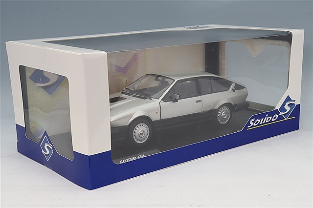 ソリド 1/18 アルファロメオ GTV6 1984 シルバー