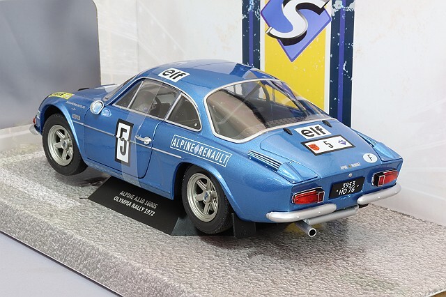 ソリド 1/18 アルピーヌ A110 1600S 1972 オリンピア ラリー ウィナー 