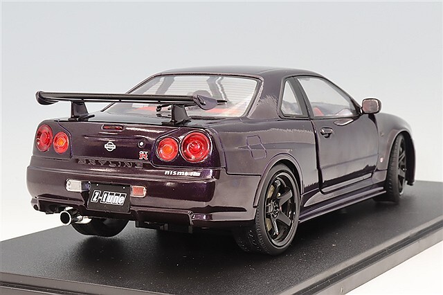 ソリド 1/18 日産 スカイライン GT-R (R34) Z-tune 1999 パープル