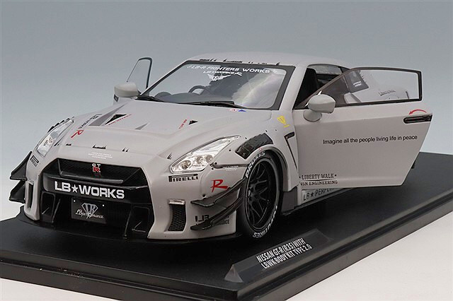 ソリド 1/18 日産 GT-R (R35) リバティーウォーク ボディキット タイプ