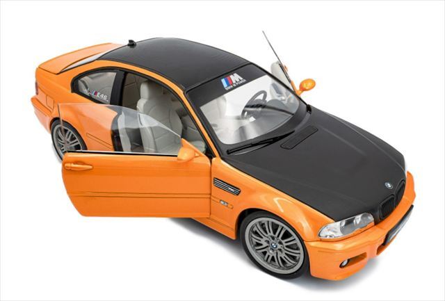 ソリド 1/18 BMW E46 M3 クーペ ソリドワークス 2000 オレンジ