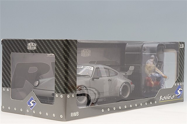 ソリド 1/18 RWB ボディキット グレー 中井氏フィギュア付