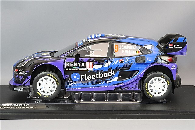 ソリド 1/18 フォード プーマ ラリー1 2022 ケニア ラリー #9 J