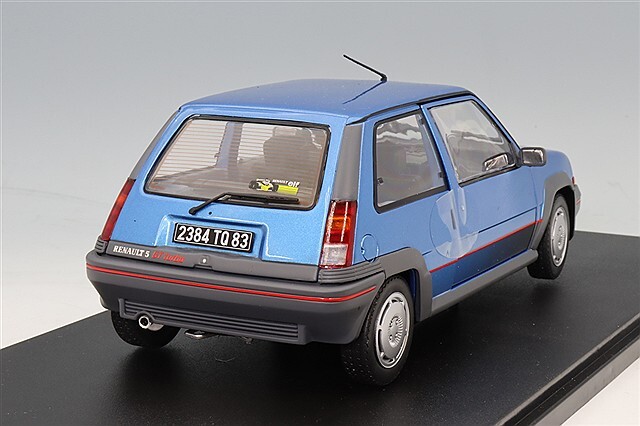 1/18 ノレブ　ルノー5 ターボ　ルノーサンク　ミニカー　ブルー ソリド 1/18 ルノー 5 GT ターボ Mk.2 1989 ブルー