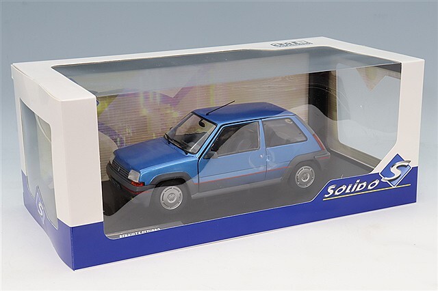 ソリド 1/18 ルノー 5 GT ターボ Mk.1 1985 ブルー