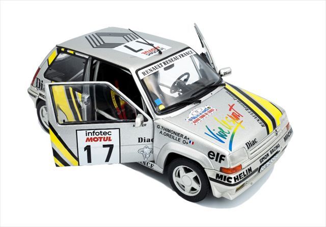 ソリド 1/18 ルノー 5 GT ターボ Mk.2 1989 ツールドコルス ラリー #17