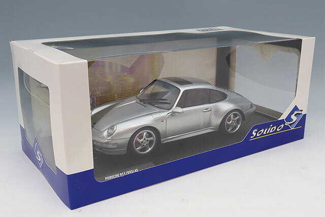 ソリド 1/18 ポルシェ 911 993 4S 1996 シルバー