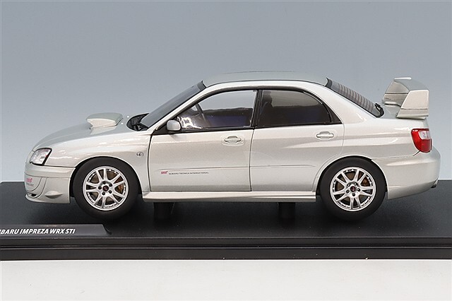 インプレッサ　1/18 本日のみセール ソリド 1/18 スバル インプレッサ WRX STI 2003 シルバー