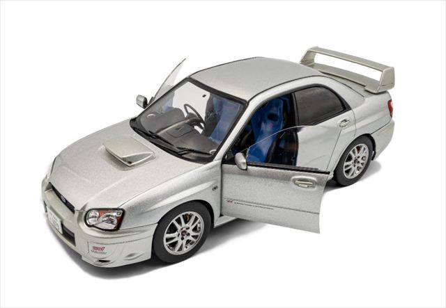 ソリド 1/18 スバル インプレッサ WRX STI 2003 シルバー