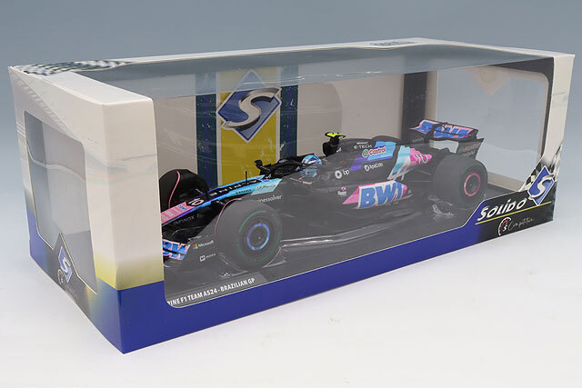 ソリド 1/18 アルピーヌF1 A524 P.ガスリー 10号車 新品未使用品 ソリド 1/18 BWT アルピーヌ F1 チーム A524 2024 F1 ブラジルGP