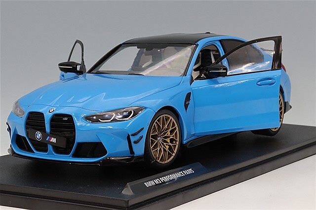 ソリド 1/18 BMW M3 パフォーマンス パーツ 2024 ブルー