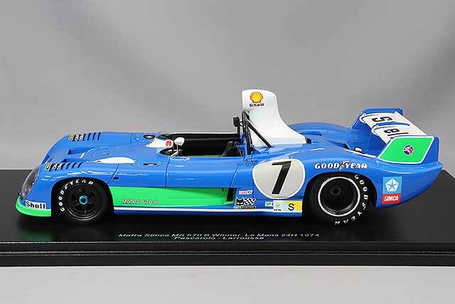 スパーク 1/18 マトラ シムカ MS670B 1974 ルマン24H ウィナー #7 H