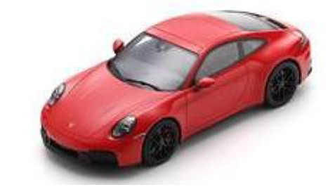 ☆予約品☆ スパーク 1/18 ポルシェ911カレラGTSクーペ 992.2 ガーズレッド