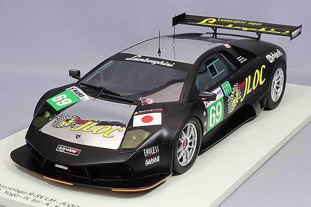 スパーク 1/18 ランボルギーニ ムルシエラゴ R-SV LM JLOC 2010 ルマン