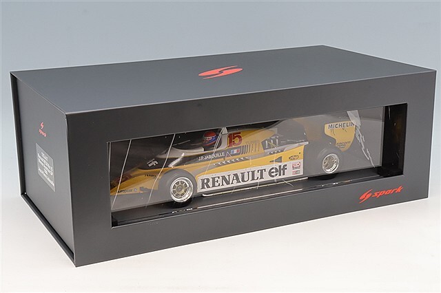 スパーク 1/18 ルノー RE20 1980 F1 オーストラリアGP ウィナー #15