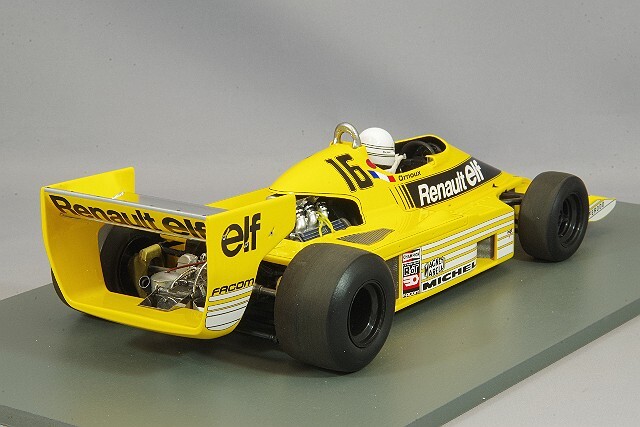 スパーク 1/18 ルノー RS01 1979 F1 ベルギーGP #16 R.アルヌー