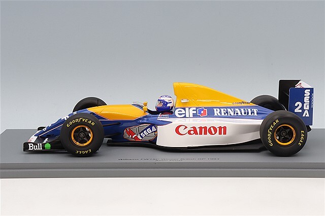 スパーク 1/18 ウィリアムズ FW15C 1993 F1 イギリスGP ウィナー #2 A