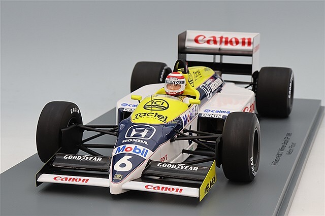スパーク 1/18 ウィリアムズ FW11 1986 F1 ブラジルGP ウィナー #6 N.ピケ
