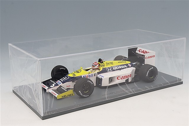 スパーク 1/18 ウィリアムズ FW11 1986 F1 ブラジルGP ウィナー #6 N.ピケ