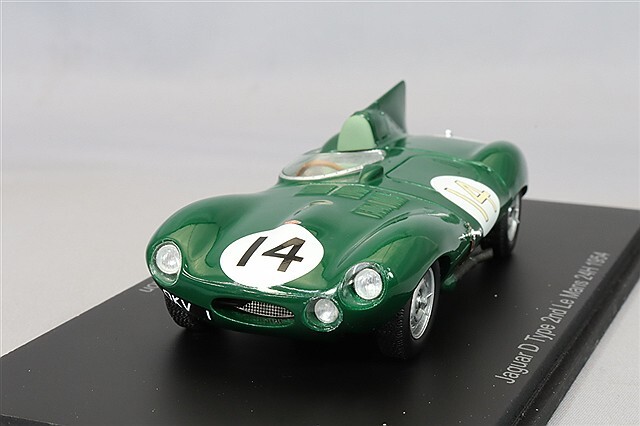 SPARK、スパーク1/43　ジャガーD ルマン24時間 スパーク 1/43 ジャガー Dタイプ 1954 ルマン24H 2位 #14 T