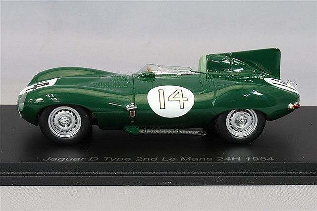 SPARK、スパーク1/43　ジャガーD ルマン24時間 スパーク 1/43 ジャガー Dタイプ 1954 ルマン24H 2位 #14 T