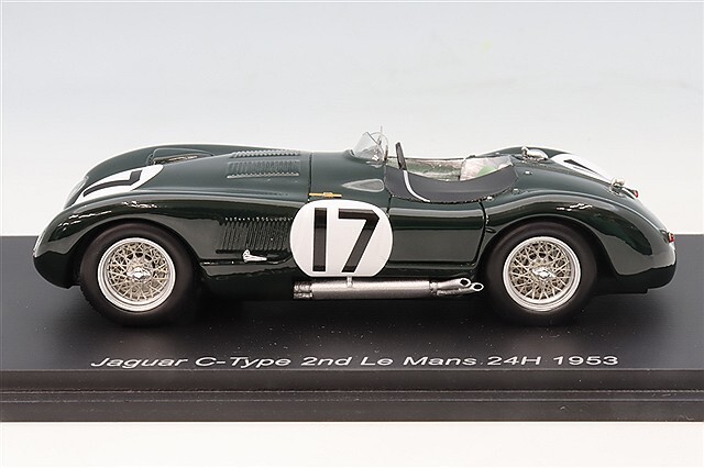 スパーク 1/43 ジャガー XK120C 1953 ルマン24H 2位 #17 P.ウォーカー