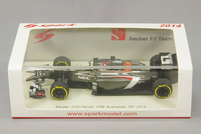 スパーク 1/43 サウバー C33 フェラーリ 2014 F1 オーストラリア