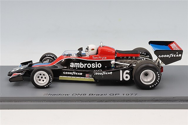 スパーク 1/43 シャドウ DN8 1977 F1 ブラジルGP #16 T.プライス