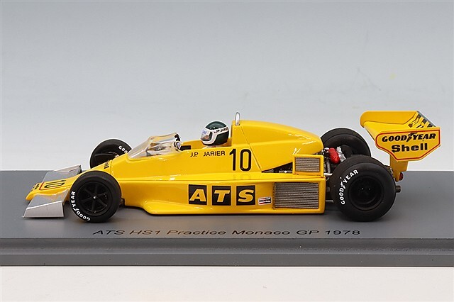 スパーク 1/43 ATS HS1 1978 F1 モナコGP プラクティス #10 J-P.ジャリエ