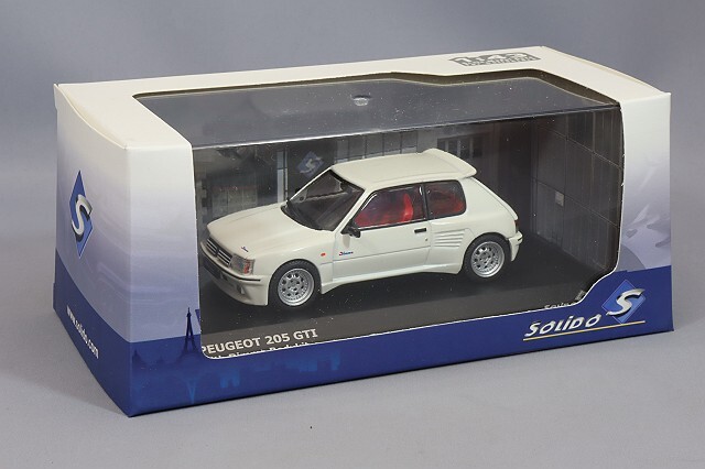 ソリド 1/43 プジョー 205 ディンマ ホワイト